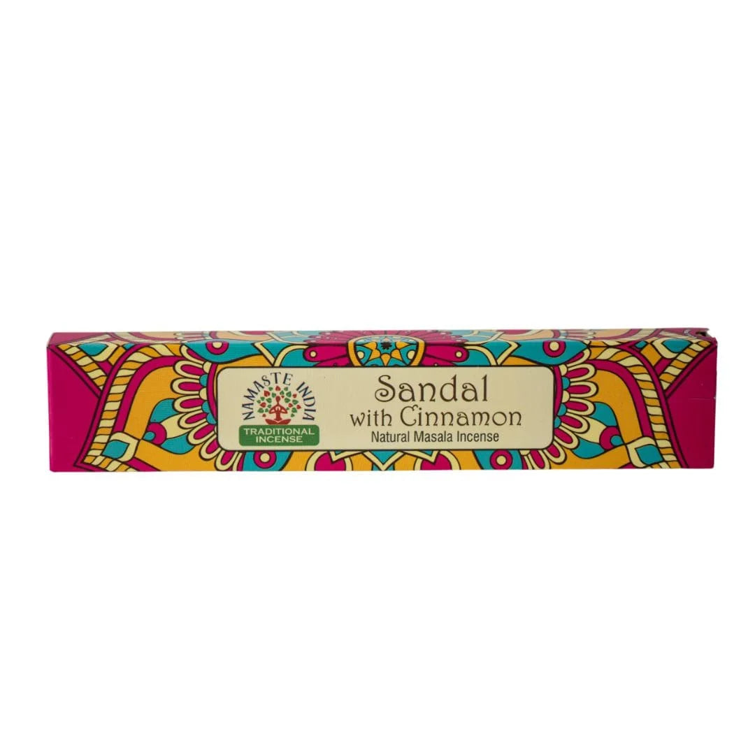 Natūralūs „Mandala“ smilkalai – Sandalmedis su Cinamonu
