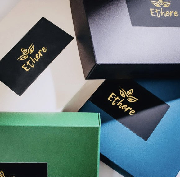 Ethere prabangus kvapų difuzorius 150 ml + juodos lazdelės