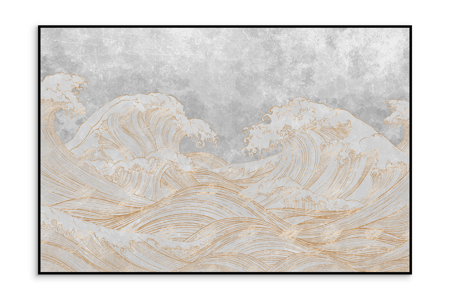 Auksiniu akcentu paveikslas Waives