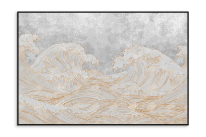 Auksiniu akcentu paveikslas Waives