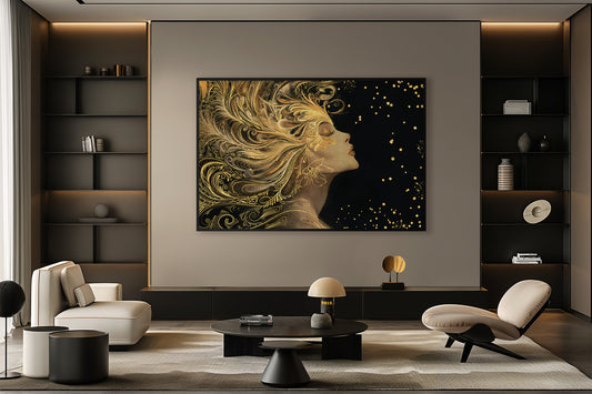 Paveikslas Auren su auksiniu akcentu