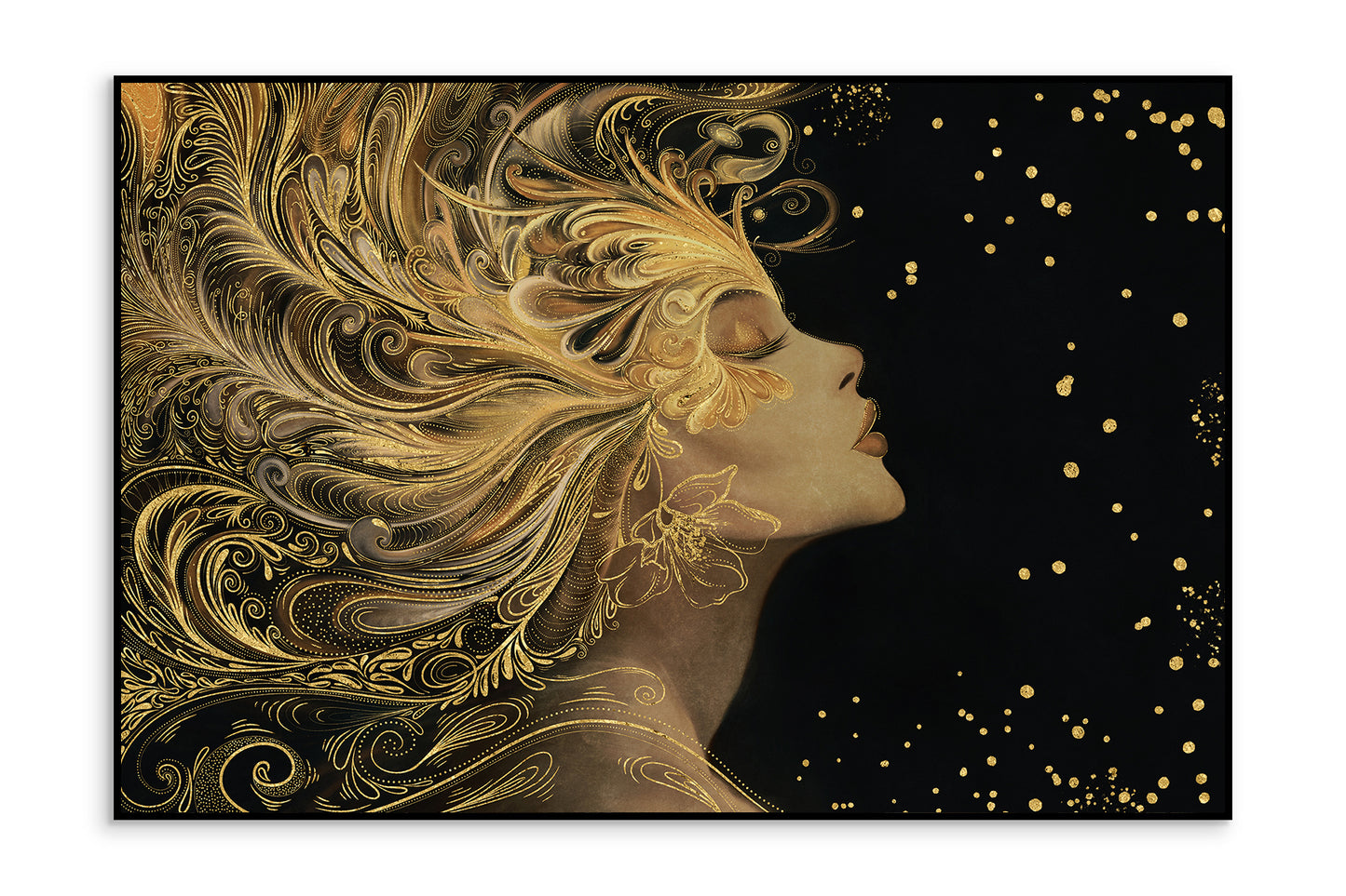 Paveikslas Auren su auksiniu akcentu