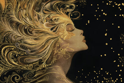 Paveikslas Auren su auksiniu akcentu