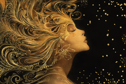 Paveikslas Auren su auksiniu akcentu