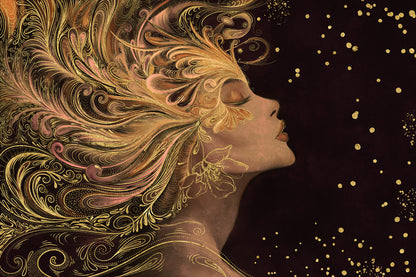 Paveikslas Auren su auksiniu akcentu