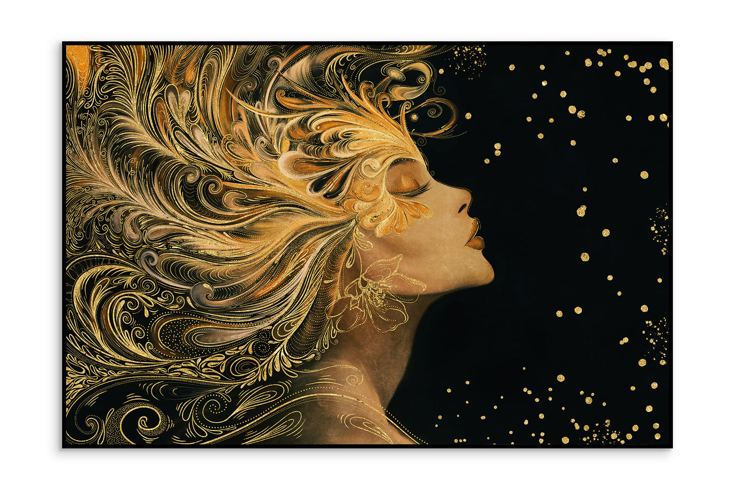 Paveikslas Auren su auksiniu akcentu