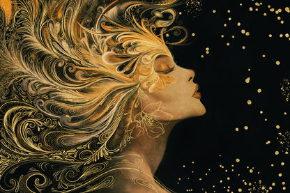 Paveikslas Auren su auksiniu akcentu