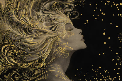 Paveikslas Auren su auksiniu akcentu